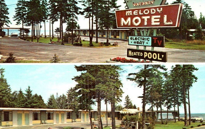 Melody Motel - Vintage Postcard (newer photo)